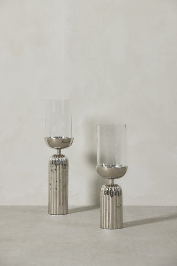 Sandia ljushållare H43,5 Ø11,5 cm. silver