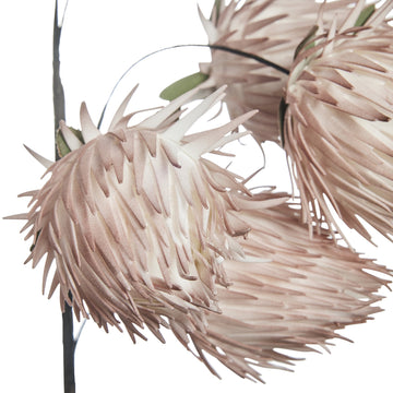 Happia skumblomma dekoration H5,5 cm. rosa