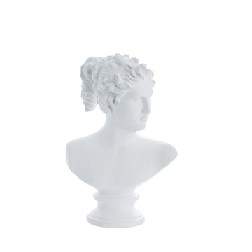 Statia kvinnogestalt H30,5 cm. vit