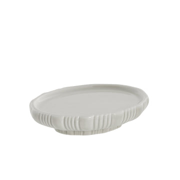 Lily tvålfat 10x14 cm. brun sand