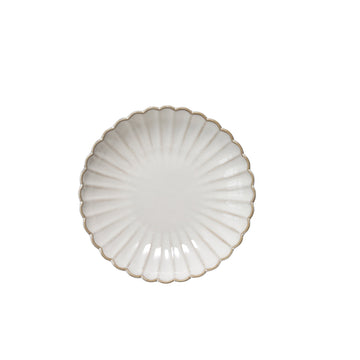 Camille desserttallrik H4 Ø19 cm. benvit