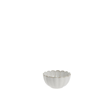 Camille skål H4,3 Ø8,5 cm. benvit