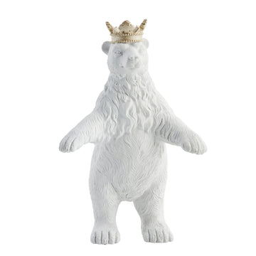 Sebina kunglig isbjörnsfigur 20,5 cm. vit