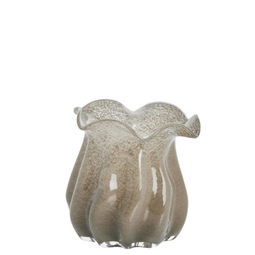 Scarlett vas H20 cm. sand glas