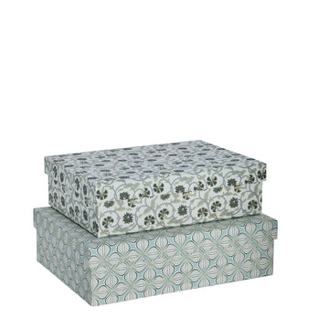 Ellen 2-pack eske sett 34 cm vit