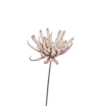 Happia skumblomma dekoration H25 cm. rosa