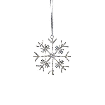 Adalia ornament H9 cm. silver