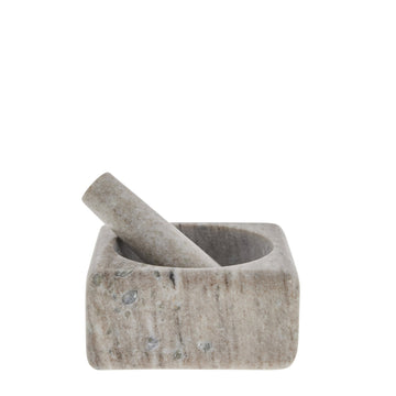Elina morter 12,5x12,5 cm. mørk sand