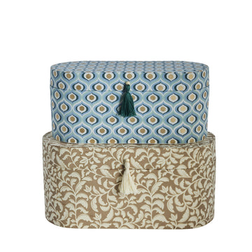 Ellen 2-pack eske sett 38 cm blå