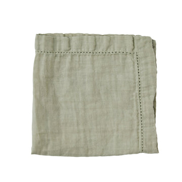 Angela servetter 45x45 cm. dammigt grönt