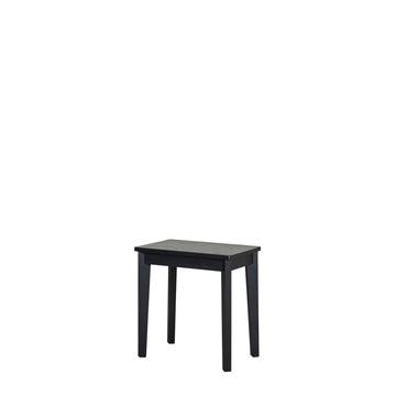 Ellie taburett L45*H45*W30 svart eiketre