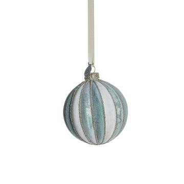 Nomillia dekoration H8 cm. benvit