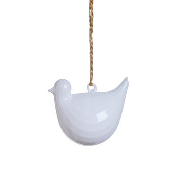 Feya påskdekoration H7 cm. vit glas