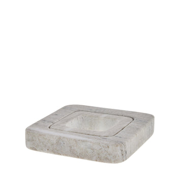 Elina grytunderlägg 15x15 cm. mørk sand