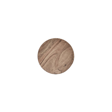 Merle bricka Ø22 cm. natur akasietre