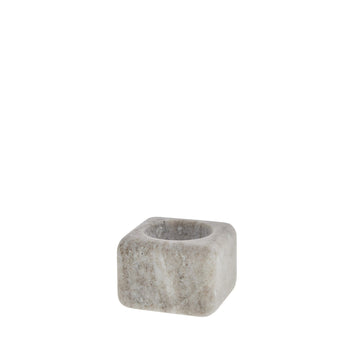 Elina saltkar 7x7 cm. mørk sand