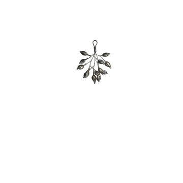 Misella dekoration H12 cm. antikt silver