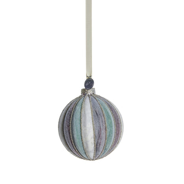 Nomillia dekoration H8 cm. benvit