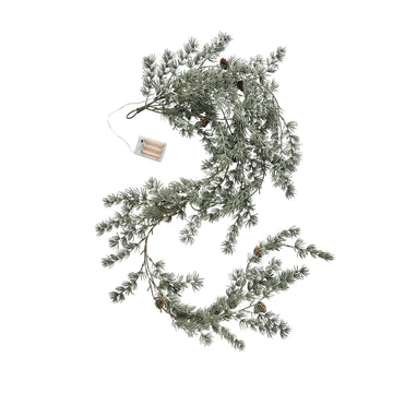 Cedille girlander H15 cm. grön