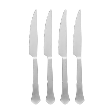 Dicte steakknivar, 4-pack, 28 cm, silver