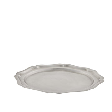 Philine underläggstallrik 31x31 cm. silver