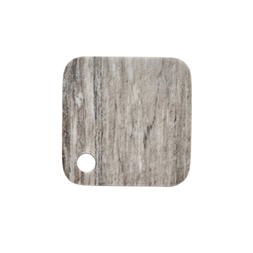 Elina skärbräda 20x20 cm. mørk sand