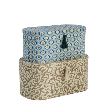 Ellen 2-pack eske sett 38 cm blå