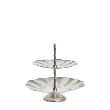 Philine serveringsfat H23 cm. antikt silver