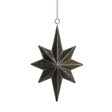 Misella dekoration H37 cm. antikt silver