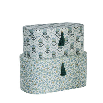 Ellen 2-pack eske sett 38 cm vit