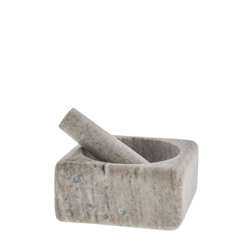 Elina morter 12,5x12,5 cm. mørk sand