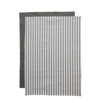 Estrille 2-pack kjøkkenhånkle 70 cm grå