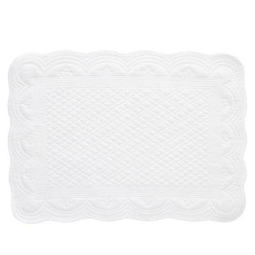 Estrid underlägg 48,5x33,5 cm. vit