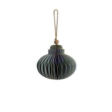 Paline ornament H7 cm. grön