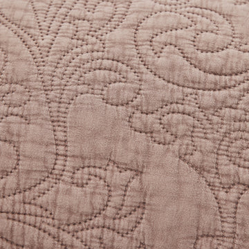 Isabelle sengeteppe 260x240 cm. rosa