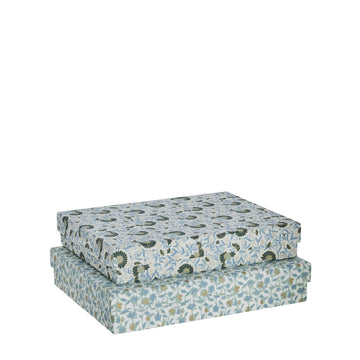 Ellen 2-pack eske sett 34 cm vit