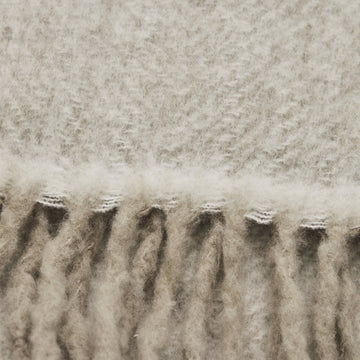 Essia pläd 170x130 cm. benvit