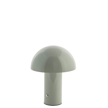 Nessina bärbar LED-lampa H19 cm. dammigt grönt