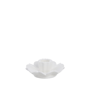 Dehmira ljushållare H3,7 cm. vit keramik