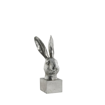 Semina påskharefigur H26,2 cm. Silver