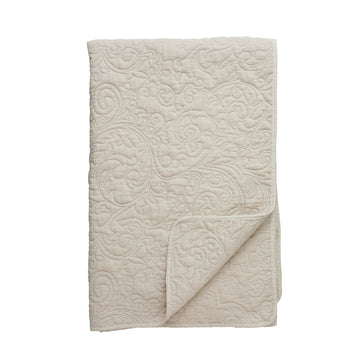 Isabelle pläd 130x170 cm. sand