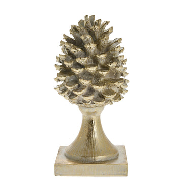 Serafina kotte H21 cm. ljust guld