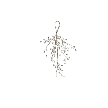 Crysilia dekoration 23 cm. ljust guld