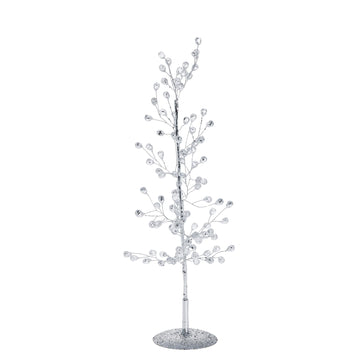 Crysilia dekoration H30 cm. silver