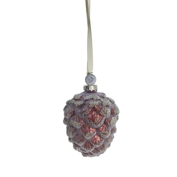 Norille ornament H9,5 cm. mörkröd