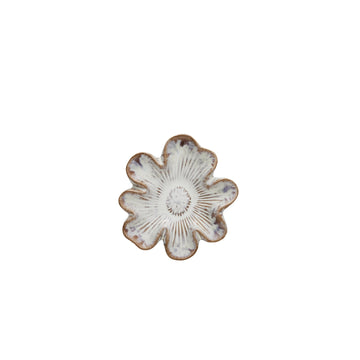 Florilla väggdekoration Ø11 cm. vit keramik