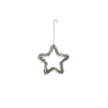 Almine ornament H16 cm. silver