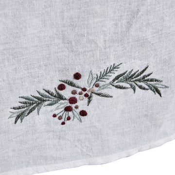 Penine julgransmatta H cm. vit