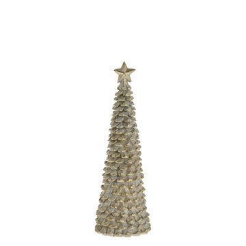 Serafina julgran H27 cm. ljust guld