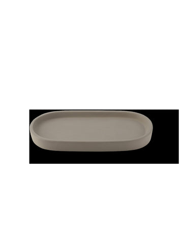 Clean Oval bricka i betong